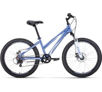 Велосипед FORWARD IRIS 24 2.0 disc, рост 13, 2019-2020, сиреневый RBKW06N46006