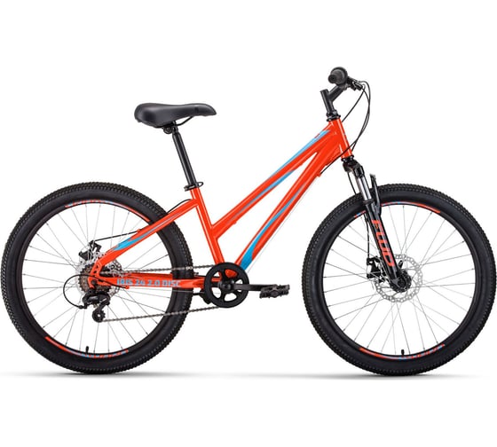 Велосипед FORWARD IRIS 24 2.0 disc, рост 13, 2019-2020, оранжевый RBKW06N46007