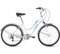 Велосипед FORWARD EVIA AIR 26 1.0, рост 16, 2018-2019, белый матовый RBKW98667006