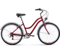 Велосипед FORWARD EVIA AIR 26 1.0, рост 16, 2019-2020, красный/белый RBKW08667003