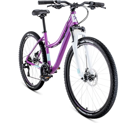 Велосипед FORWARD JADE 27.5 2.0 disc, рост 17, 2019-2020, фиолетовый RBKW0767Q006