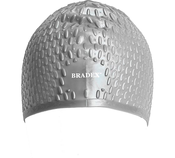 Силиконовая шапочка для плавания BRADEX бабл SF 0339