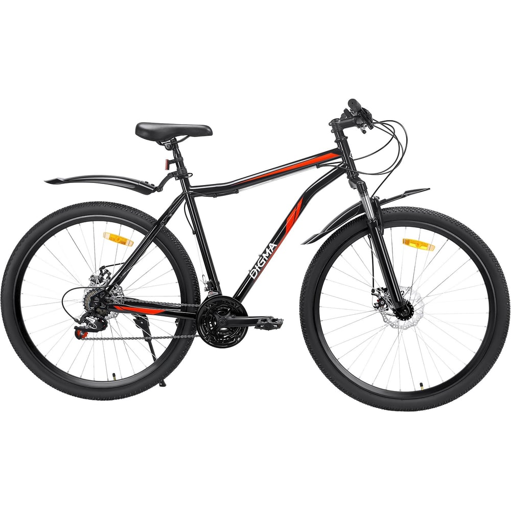 Горный велосипед DIGMA Big BIG-29/21-ST-S-BK рама 21", черный, 16.9кг ...