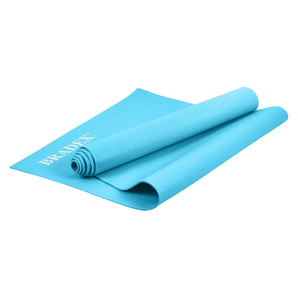 Коврик для йоги BRADEX 173х61х0.3 см, бирюзовый SF 0400 - выгодная цена ...