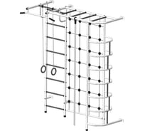 Детский спортивный комплекс Пионер С5СМ бело/серый СГ000002140