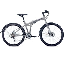 Велосипед FORWARD TRACER 26 2.0,рост 19, складной, 2019-2020, серый/синий, RBKW0R667008