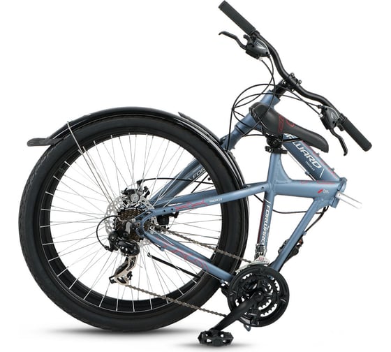 Велосипед FORWARD TRACER 26 2.0, рост 17, 2018-2019, серый матовый, RBKW9R267002