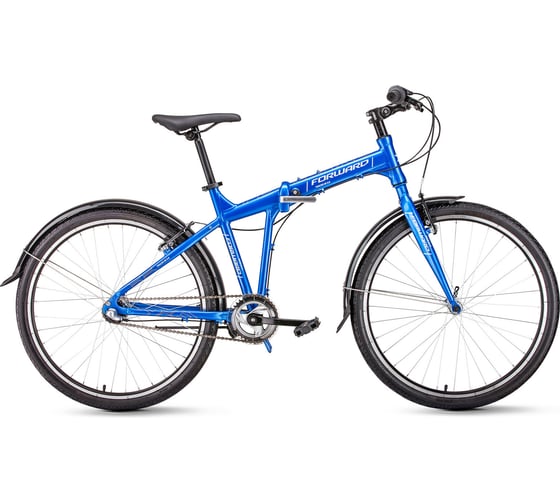 Велосипед FORWARD TRACER 26 3.0, рост 17, 2018-2019, синий, RBKW9R263002 1