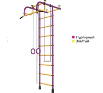 Детский спортивный комплекс Пионер 1 пурпурно/жёлтый СГ000001754
