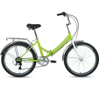 Велосипед FORWARD VALENCIA 24 3.0, рост 16, складной, 2019-2020, зеленый/серый, RBKW0YN43003