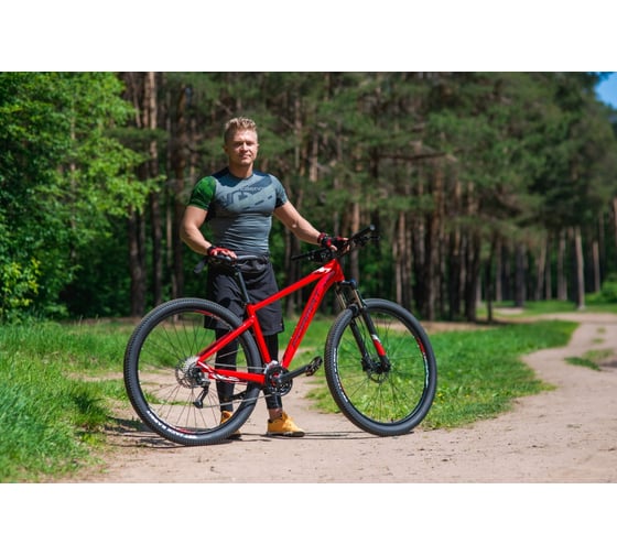 Велосипед FORMAT 1413 29 рост L, 2018-2019, красный RBKM9M69S019