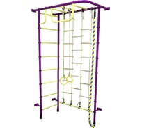 Детский спортивный комплекс Пионер 8Л пурпурно/жёлтый СГ000002158