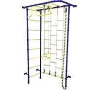Детский спортивный комплекс Пионер 8ЛМ сине/жёлтый СГ000000216