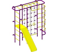 Детский спортивный комплекс Пионер С7СМ пурпурно/жёлтый СГ000003145