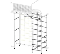 Детский спортивный комплекс Пионер 10ЛМ бело/серый СГ000001997