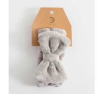 Повязка на голову Этель бежево-серый, 100% полиэстер 4737248