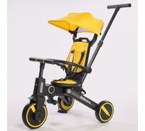 Детский трехколесный складной велосипед Mr Sandman желтый SL-168Ж