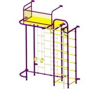 Детский спортивный комплекс Пионер С6ЛМ пурпурно/жёлтый СГ000003135