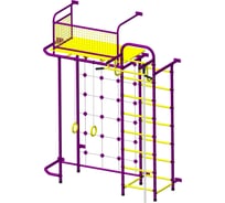Детский спортивный комплекс Пионер С6С пурпурно/жёлтый СГ000003120