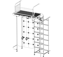Детский спортивный комплекс Пионер С6СМ бело/серый СГ000003122
