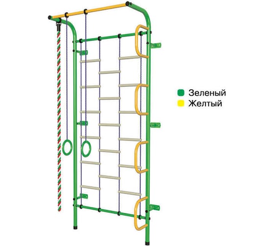 Детский спортивный комплекс Пионер С1Л зелёно/жёлтый 1928 1