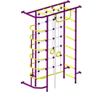 Детский спортивный комплекс Пионер 9 пурпурно/жёлтый СГ000001542
