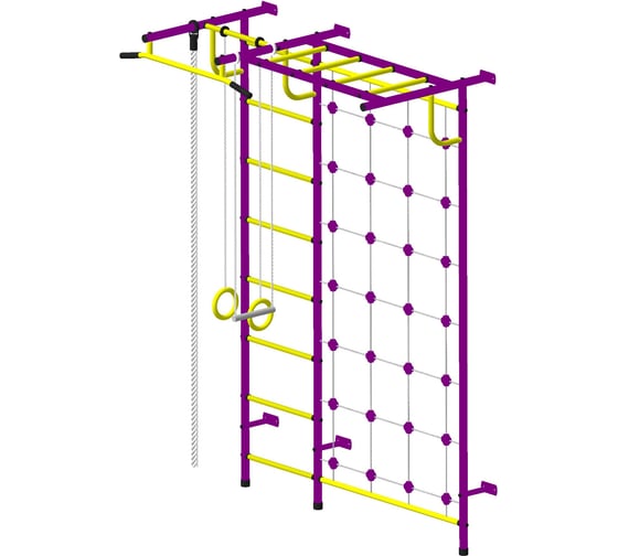 Детский спортивный комплекс Пионер С4СМ пурпурно/жёлтый СГ000000804 1