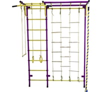 Детский спортивный комплекс Пионер С4Л пурпурно/жёлтый СГ000001974