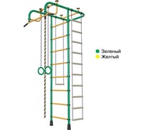 Детский спортивный комплекс Пионер АМ зелёно/жёлтый 2087
