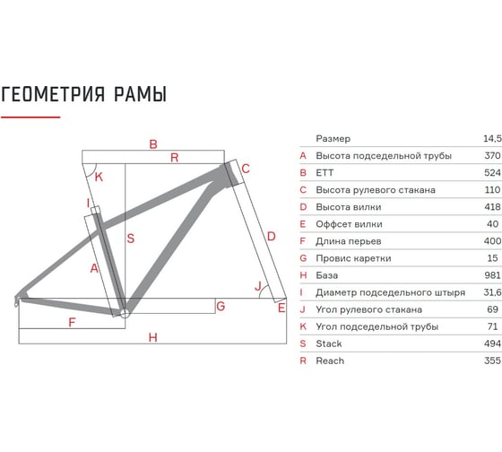 Велосипед FORMAT 6612 24 рост 14.5, 2019-2020, серебро/черный матовый RBKM0J648003