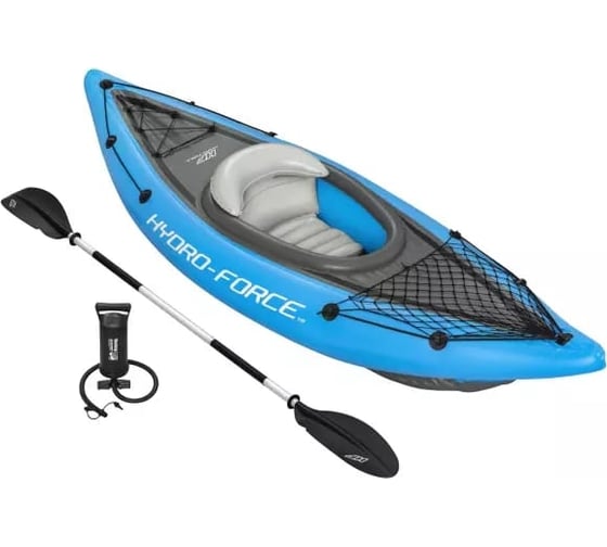 Надувная байдарка Bestway Cove Champion 275x81см, весло, насос 65115 BW