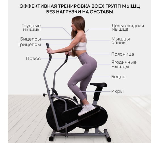 Эллиптический тренажер для дома Planta FD-E700