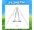 Деревянные качели National Tree Company с двумя качелями гнездо 100 см 406068 3