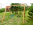 Деревянные качели National Tree Company с двумя качелями гнездо 60 см 406067 16