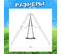 Деревянные качели National Tree Company с двумя качелями гнездо 60 см 406067 9