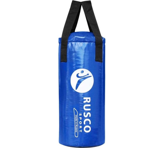 Боксерский мешок Ruscosport 8 кг (+/- 2 кг), 55x25 см, синий 4680062715317