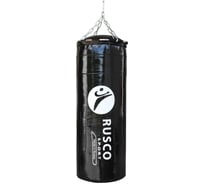 Боксерский мешок Ruscosport 25 кг (+/- 5 кг), 90x35 см, черный 4680062715416
