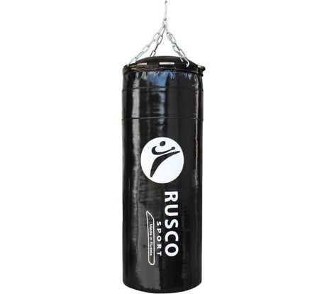 Боксерский мешок Ruscosport 35 кг (+/- 5 кг), 120x35 см, черный 4680062715492