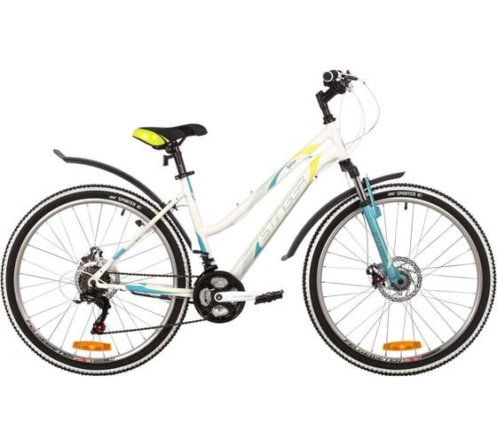 Велосипед Stinger LATINA D 26", белый, сталь, размер рамы 17" 26SHD.LATINAD.17WH2-
