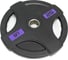 Олимпийский обрезиненный диск Original FitTools черный, с двумя хватами, 25 кг FT-2HGP-25 1