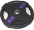 Олимпийский обрезиненный диск Original FitTools черный, с двумя хватами, 25 кг FT-2HGP-25 2