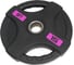 Олимпийский обрезиненный диск Original FitTools черный, с двумя хватами, 15 кг FT-2HGP-15 3