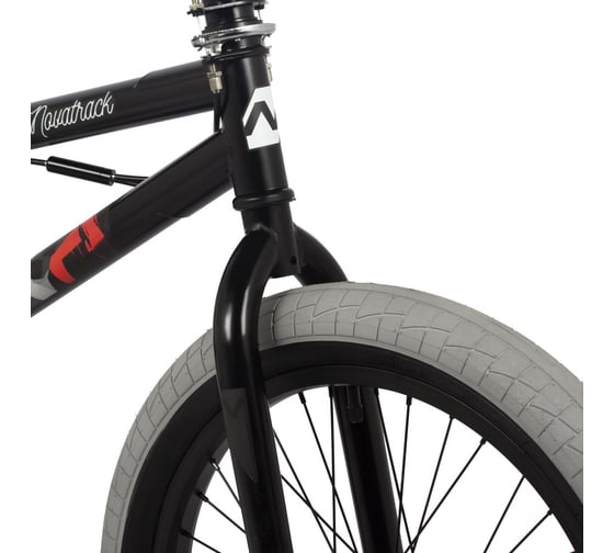 Велосипед NOVATRACK BMX CROW 20", черный, сталь, рама 20'', U-BRAKE 20BMX.CROW.BK4