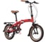Складной велосипед NOVATRACK TOWN 16", красный, стальная вилка 16AFV.TOWN.RD4 1