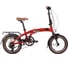 Складной велосипед NOVATRACK TOWN 16", красный, стальная вилка 16AFV.TOWN.RD4 2