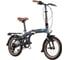 Складной велосипед NOVATRACK TOWN 16", серый, стальная вилка 16AFV.TOWN.GR4 1