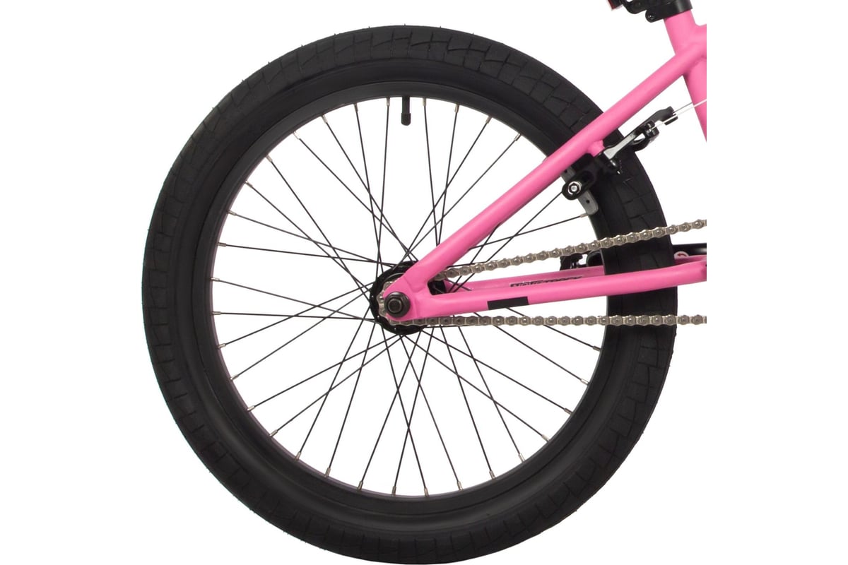 Велосипед NOVATRACK BMX JUPITER 20", серый/розовый, сталь , рама 20", U ...