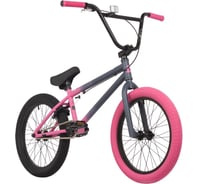 Велосипед NOVATRACK BMX JUPITER 20", серый/розовый, сталь , рама 20", U-BRAKE 20BMX.JUPITER.PNG4