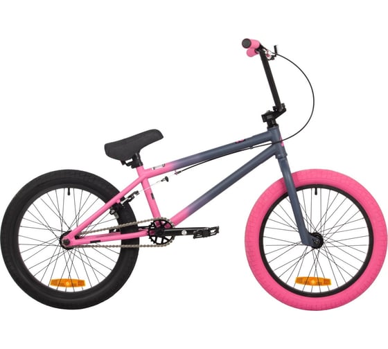 Велосипед NOVATRACK BMX JUPITER 20", серый/розовый, сталь , рама 20", U-BRAKE 20BMX.JUPITER.PNG4