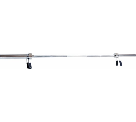 Олимпийский прямой хромированный гриф Rebel  72", с замками R-OB72-C 1